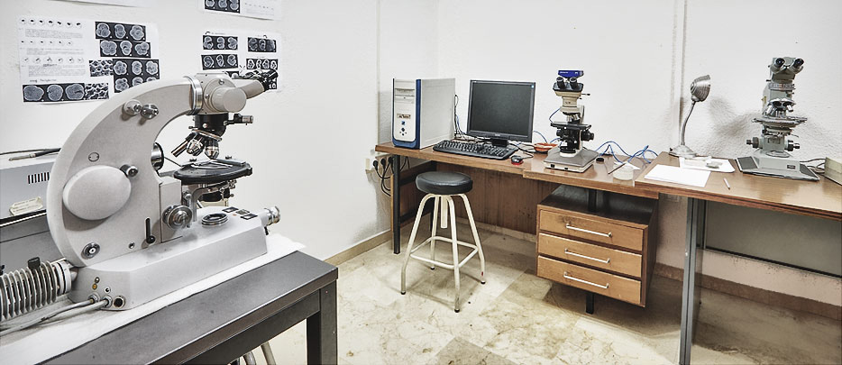 Laboratorio de microscopia especializada
